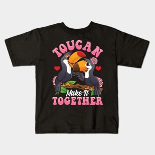 Toucan Make It Together Cute & Funny Bird Pun Kids T-Shirt